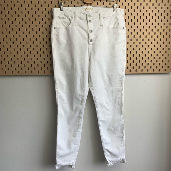 [SOLD]Madewell 10” High-Rise Skinny Jeans Step Hem - Picture 4 of 16